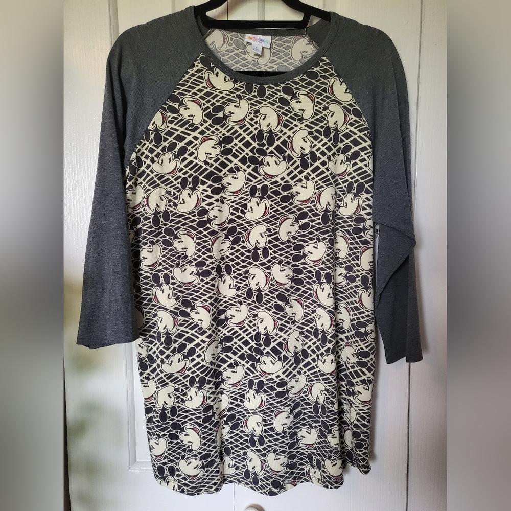Lularoe DISNEY Mickey Mouse RANDY Baseball Tee